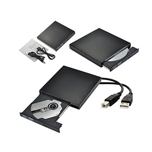 External USB 2.0 Slim MULTI CD DVD PLAYER READER DVD ROM+CD ROM Drive CD/DVD Copier for Netbook, Notebook, Desktop, Laptop,Macbook, Air Mac, Webook Plug and Play for Windows XP, Vista, Windows 7,8,10 and for all MAC Operating System