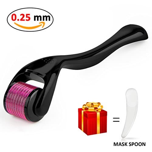 Derma Roller 0.25mm, MrLi Micro Needle Roller for Skin Internal Regeneration Anti Ageing Scar Treatment 540 Stainless Steel