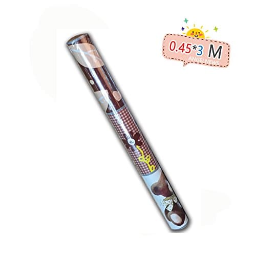 Peel and Stick Kitchen Backsplash Sticker, Aluminum Foil Bear Pattern Self-Stick, High Temperature Resistant Self-adhesive Home Decor DIY Wallpaper, Waterproof Removable Backsplash Wall Stickers - 17.7'' x 118.1'' (Coffee bear)