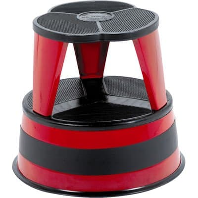 CramerKIK Step 1001 Red Steel Stool