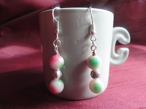 Kunzite Semi Precious Gemstone Dangle Drop Earrings