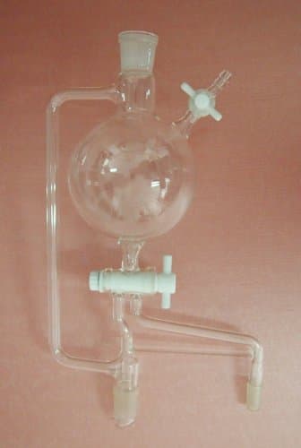 Gowe 500ml Solvent Distillation Head,Still-Head With High Vacuum Valve,Lab Glassware