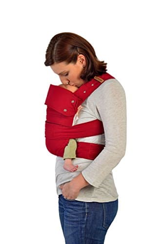 Marsupi Compact Front and Hip Baby Carrier Ruby Red