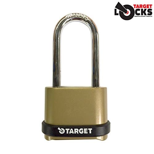 Target Long Shackle 4 Digit 57mm Combination Padlock (5 Locks)