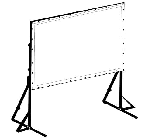 For "quick-folder, Canvas Retro 665 x 373 cm 300" 16: 9 projection, Towel Towel Replacement for Projector to Great with All Buttons Projectors * * * Excellent Quality 100% GUARANTEED. * * * Professional Product PROVIS Made with Top Quality Materials. * * *