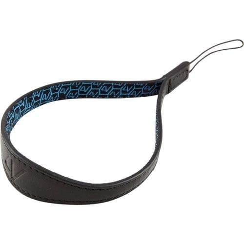 4V Design Tuscany Medium Handmade Leather Wrist Strap for Compact Cameras, Black/Black (1MS01SVV0909)