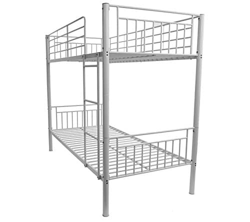 Montreal White Metal Bunk Bed
