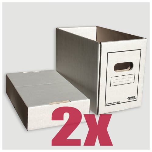Comic Concept comic box (short), pack of 2,&nbsp;made from sturdy cardboard