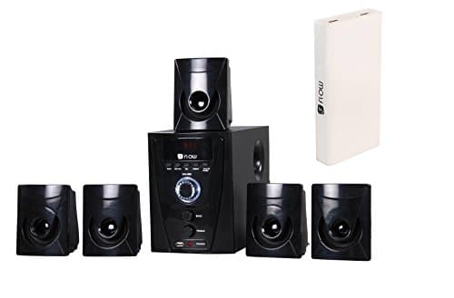 Flow Flash Bluetooth 5.1 Multimedia Speaker System with Power 13000mAh Power Bank (Black)