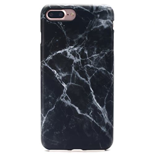 5.5" iPhone 7 Plus SGSELLER™ TPU IMD Slim-Fit Ultra-Thin Anti-Scratch Shock Proof Dust Proof Anti-Finger Print Matte Case Casing (Marble - Black-Green)