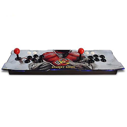 New Moonlight Box 5S + 2 players arcade console with 986 Arcade Games in 1 Family game PCB Normal 8 ways joystick locking button HDMI or VGA USB