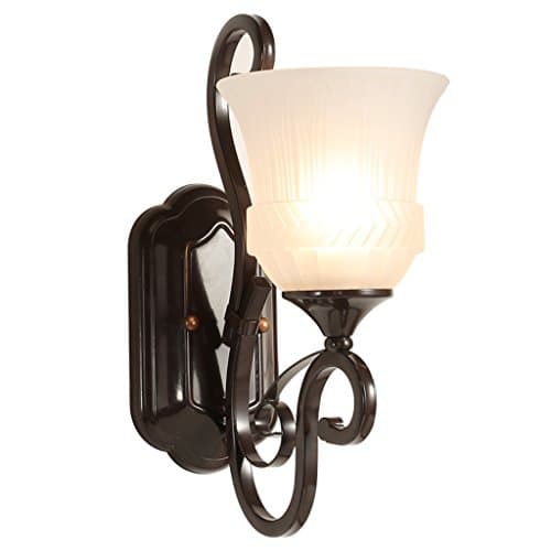 3 Pin Wall Light (E14 Light Interface) (16 * 34 cm) Country Lounge Living Room Bedroom Bed Gallery Gallery Wrought Iron Vintage Wall Light