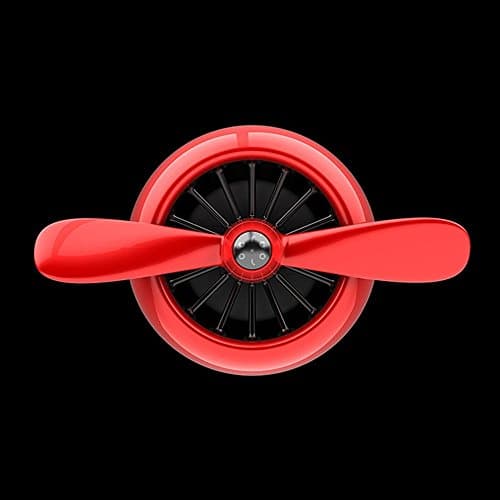Air Purifier Ionizer,Airplane Shaped Car Diffuser Vent Clip;Car Perfume Clip AC Vent Cologne Auto Vehicle Fragrance Diffuser Airforce Propeller Interior Accessory (Red)
