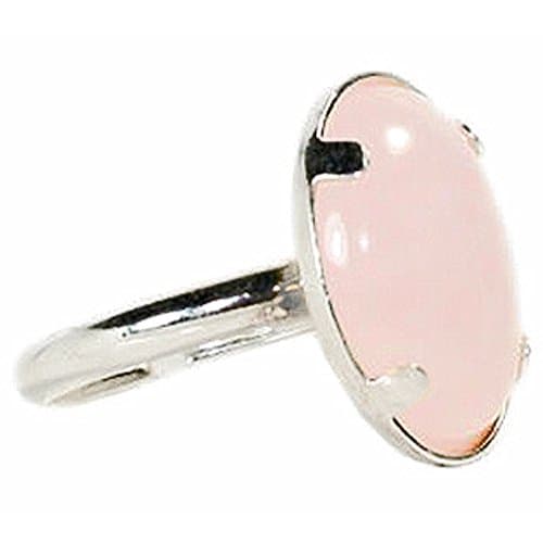 925 Sterling Silver &amp; Rose Quartz Ring