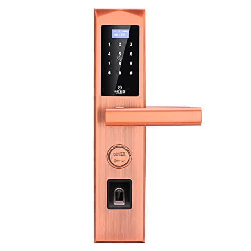 Fingerprint Biometric Smart door lock Touchscreen Keyless Digital Keypad Dynamic Password Locks-A
