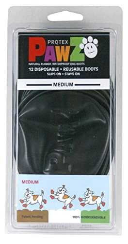 PAWZMedium Black Dog Boots