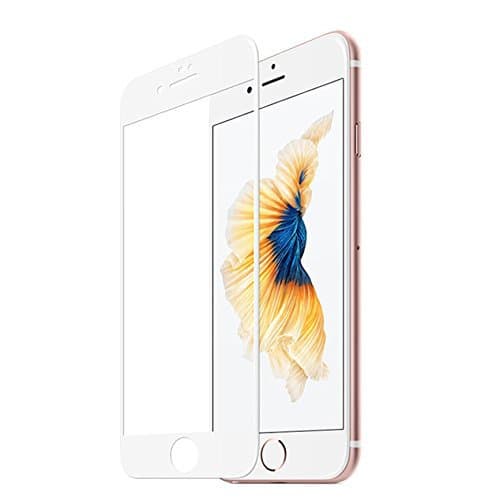 iPhone 7 Plus Screen Protector, Full Coverage Tempered Glass Screen Protector Protection for 5.5 inch Apple iPhone 7plus with Free Installation Tool (White)