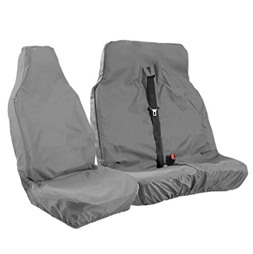 MAXESS Universal Grey Extra Heavy Duty Van Seat Covers Set 2 + 1