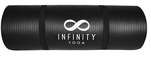 Extra Thick 15mm Yoga Mat (Black)