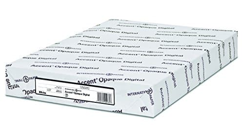 Accent Opaque White Printer Paper, 8.5” x 11” 24lb Bond/60lb Text Copy Paper – 500 Sheets (1 Ream) – Premium Computer Paper with Smooth Finish, 97 Bright, 89gsm – Multipurpose White Paper – 109355R