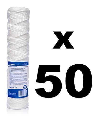 50 x 10 micron sediment filter string-wound 10",Reverse osmosis,biodiesel.