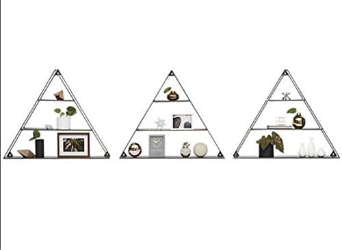 Black iron triangle / wall decorative racks / decorative home shelf / simple style , L