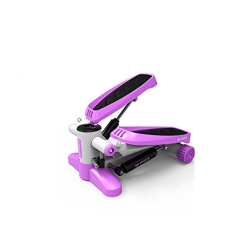 Fitness Mini Stepper Machine With Pull Rope Workout Training Hip Stepper Exercise Training Fitness Stair Steps Pedal Fitness Yoga Lose Fat ( Color : Pink )