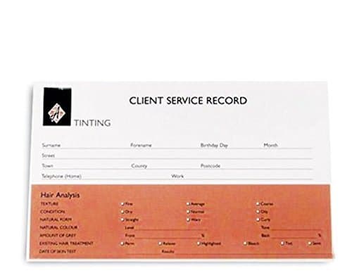Agenda Record Cards Tinting