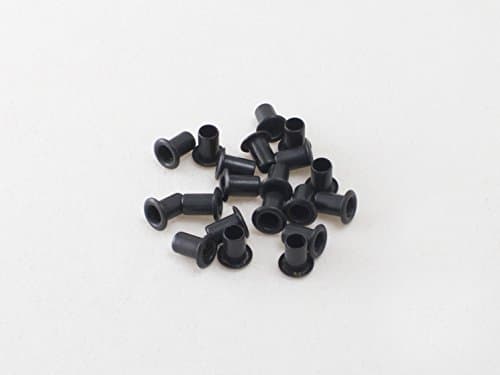 20 black elastic Teflon rivets/eyelets – Kydex sheaths (4,5mm)