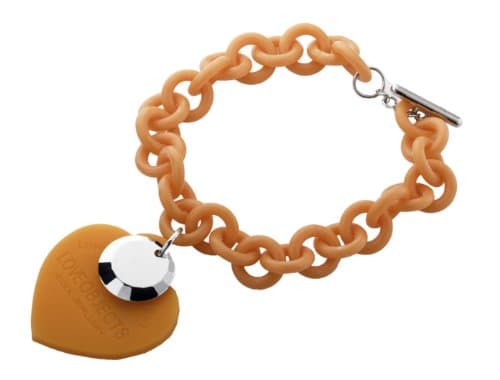 LoveObjects Love-Heart Braclet - Orange