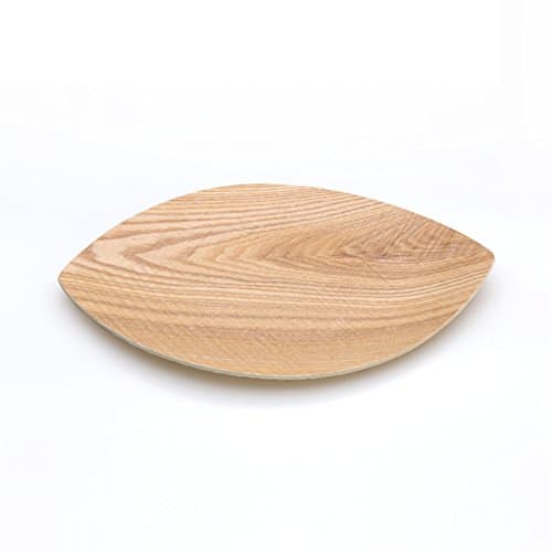 skjfig Modern solid wood bowls creative leaf-shaped fruit candy seed-box-A