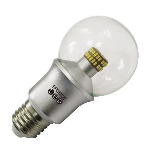 tForceLED 9 Watt E27 Energy Efficiency Light Bulb Extra Bright Warm White Clear Cover