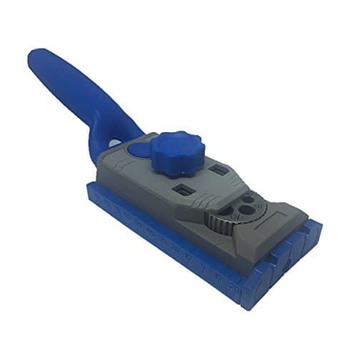 YOFE 2 in 1 Pocket Hole Jig System Drill Guide Wood Doweling Joinery Clamping Jig for Woodworking Drilling