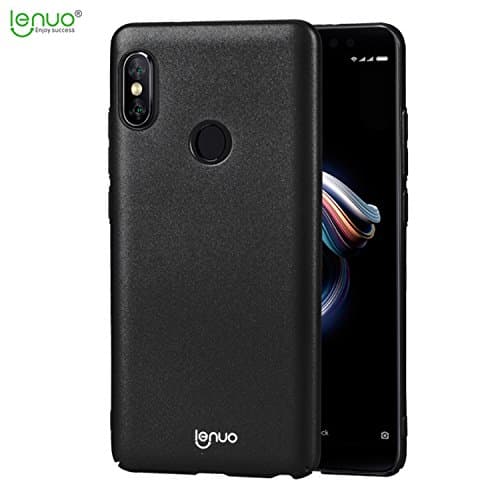 Xiaomi Redmi Note5 Pro Case - Simple Fashion Light and Thin Shock-Absorb PC Back Shell Protective Case Cover for Xiaomi Redmi Note5 Pro (Black)