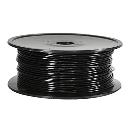 3D Printer 3mm Filament 1KG Spool PLA for Makerbot Reprap Printrbot (Black)