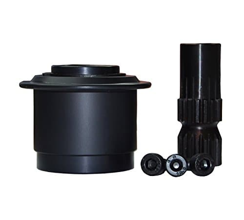 STR Deluxe Quick Release Hub Splined Steering Hub, Single Hand Operation, Black/Blue/Red (Black)