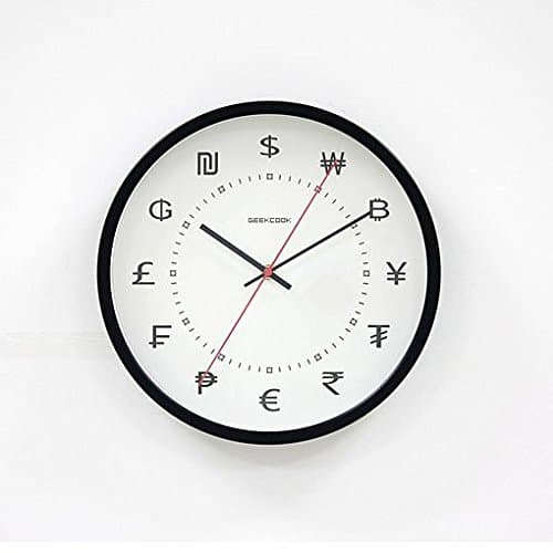 Stylish Classic Quartz Wall Clock Silent Sweep Wall Clock ( Color : Black )