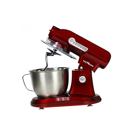 Vander 5 Speed Setting 1000 Watts Stand Mixer Kneading Machine With 5.5 Liter Bowl, Multifunctional Food Processor (Red, 420*250*346mm)