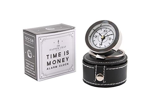 Travel Clock In A Pocket Case - Black