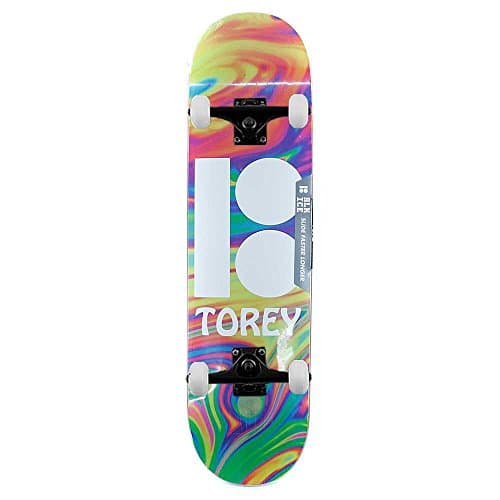 Plan B Skateboards Pudwill Wavey Black Ice Complete Skateboard 8.125"