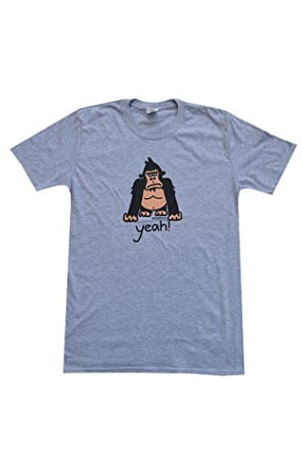 Mens Gorilla T.Shirt. Grey