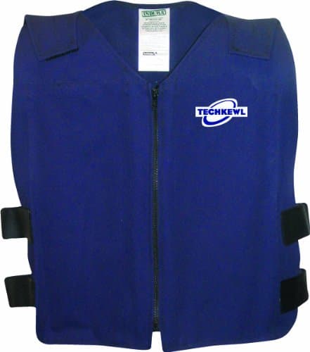 Techniche TechKewl Fire Resistant Vest, Blue, L/XL