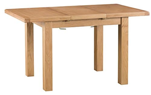 Chichester Oak Small Butterfly Extending Dining Table in Light Oak Finish Seating for 6 People | 110cm/155cm