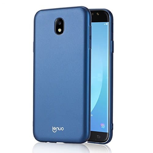 Gray Plaid Samaung Galaxy J3 (2017) Case,Ultra-Thin and Shock-Absorb Hard PC Back Skin Phone Case Cover for Samaung Galaxy J3 (2017)- Blue