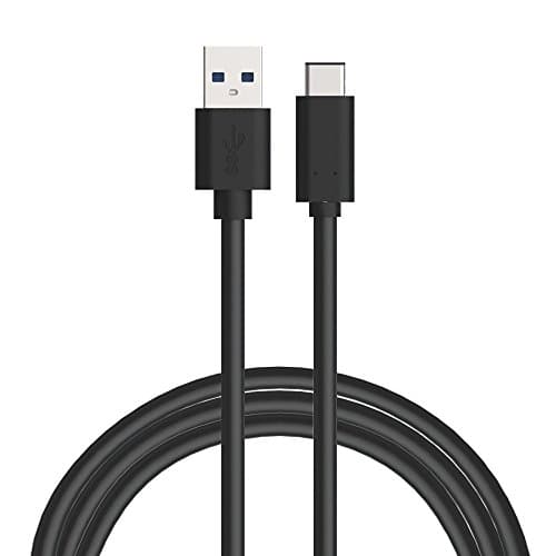 USB C Cable for Nintendo Switch, Galopar USB C to USB 3.0 Cable with 56k Ohm Pull-up Resistor USB3.1 Type C to Standard Type A USB3.0 Male Data Cable Sync Charging Cable Reversible Design for Nintendo Switch Google Pixel Google Pixel XL 2015 12'' Macbook Nexus 5X Nexus 6P Lumia 950 Lumia 950 xl--Black