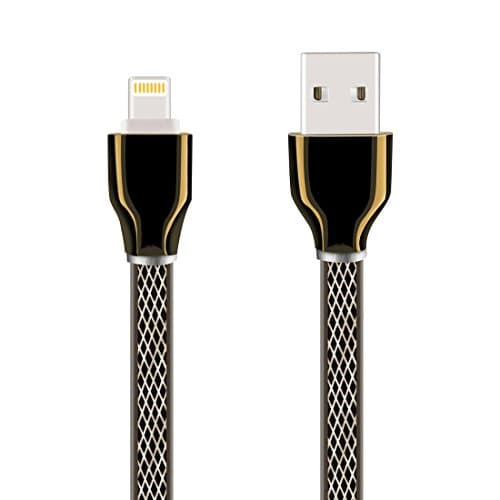 Lightning Cable 3.3ft/1m Sicneka Smart LED Light Lightning to USB Cable iPhone Charger Cable for iPhone 5 5C 5S SE 6 6S Plus 7 7 Plus iPad mini Air Pro iPod Nano Gen Touch Generation (Black)