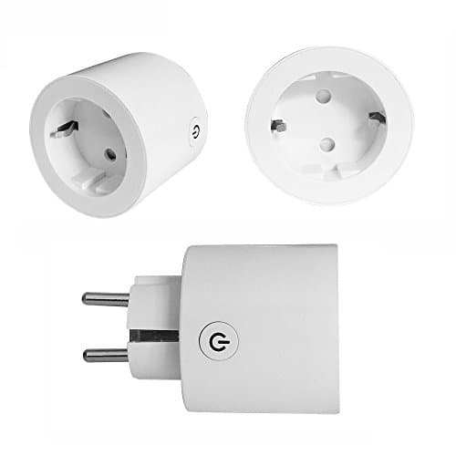 Smart EU Plug Mini Socket WiFi Outlet Compatible with Amazon Alexa/Google Assistant by Smartphones-Remote Control Home Electronics