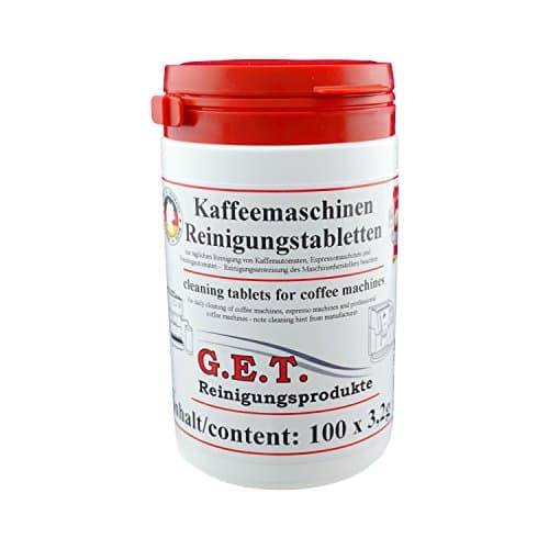 GET Special cleaning tablets 100 x 3.2 g for coffee machines and espresso machines …