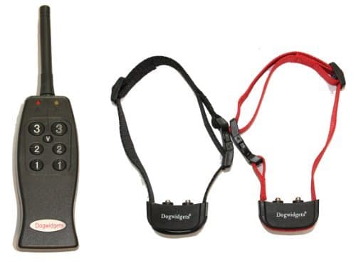 DogwidgetsÂ® DW-4 Rechargeable Remote 2 Dog Training Collar with 3 levels of vibration - No Shock very humane