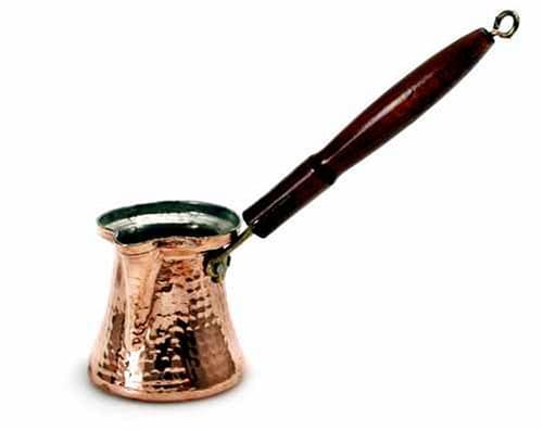 Turkish Coffee Pot with Wooden Handle